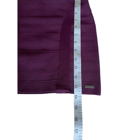 Guess Los Angeles Purple Bandage Skirt Size XS Short NEW - Picture 7 of 8
